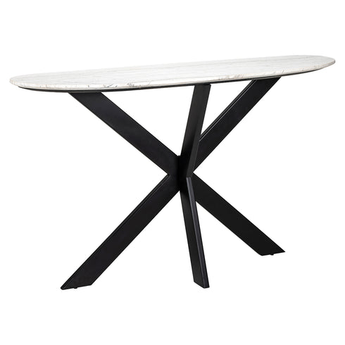 Trina White Console Table
